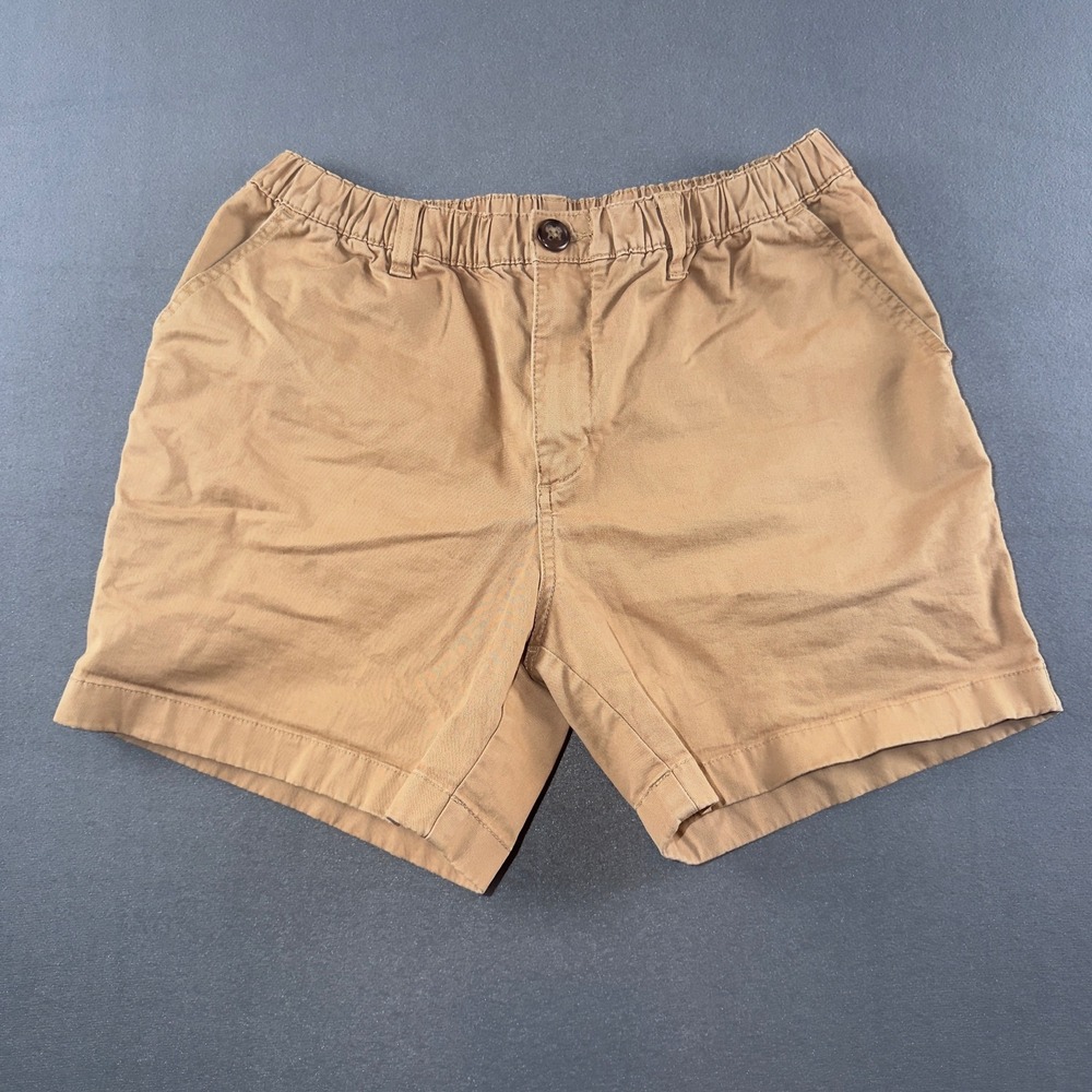Chubbies Originals Mens Khaki Tan Stretch 5.5 Inch Inseam Shorts Size Medium